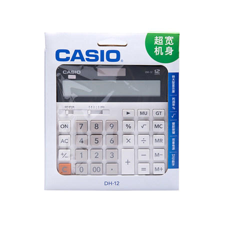 卡西欧计算器 日常商务  宽大系列计算器DH-12 商品图7