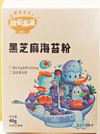 秋田满满  黑芝麻海苔粉40g 商品图0