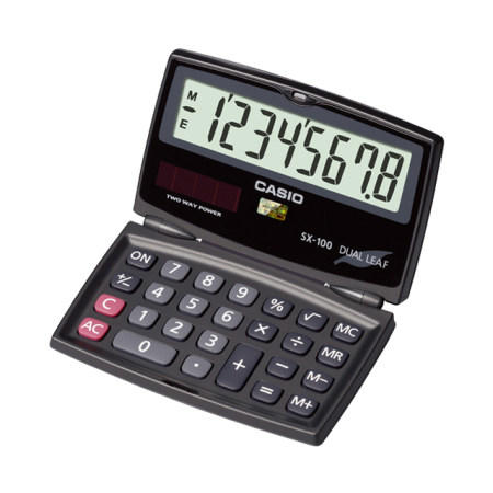 卡西欧计算器 日常商务  出差便携计算器 可折叠SX-100 商品图1
