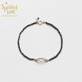 SpoiledBrat Jewelry 金平结系列尖晶石手链