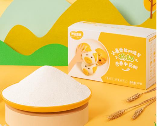 秋田满满绵韧营养中筋粉1kg 商品图0