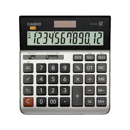 卡西欧计算器 日常商务  宽大系列计算器DH-120 商品图0