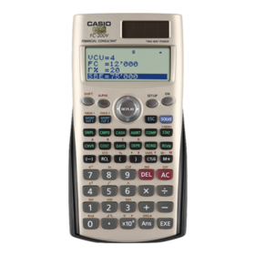 卡西欧计算器 金融理财  数学计算及运用FC-200V