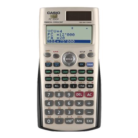 卡西欧计算器 金融理财  数学计算及运用FC-200V 商品图0