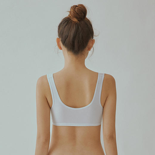 都市丽人A杯常规内衣少女三步优选薄棉质无钢圈3/4杯少女文胸LB26F5 商品图2