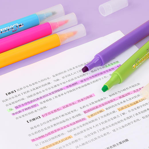 齐心 K9036 欢颜荧光笔(6只装) 商品图3