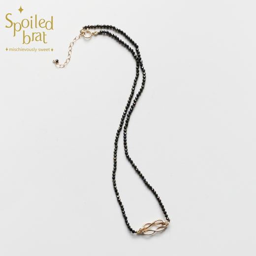 SpoiledBrat Jewelry 金平结系列尖晶石项链 商品图3