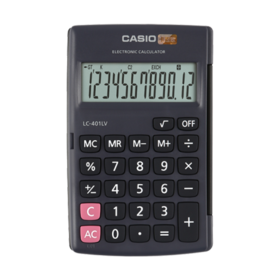 卡西欧计算器 日常商务  出差便携计算器 翻盖LC-401LV