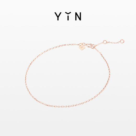  「易」极简基本款 素金项链手链脚链金主25,000积分+560元-25,000积分+660元兑换18K金 商品图1