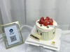 ins纯白淋面草莓蛋糕 商品缩略图0