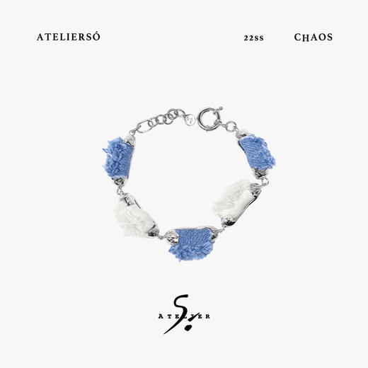 22SS CHAOS ｜巴别塔   牛仔系列 -牛仔珠珠手链 商品图0