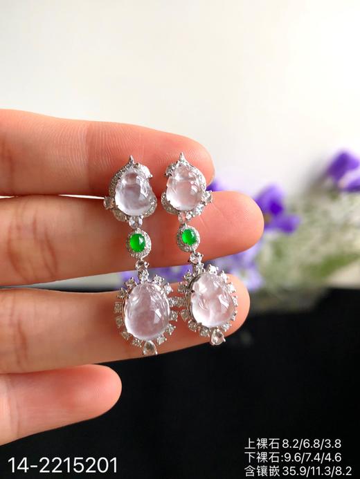 玻璃貔貅耳坠，14-2215201，16999 商品图2