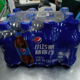 百事可乐汽水300ml*12瓶
