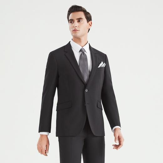 柒牌新郎西服套装男士商务休闲正装伴郎结婚礼服西装外套混纺套西	122C70410 商品图1