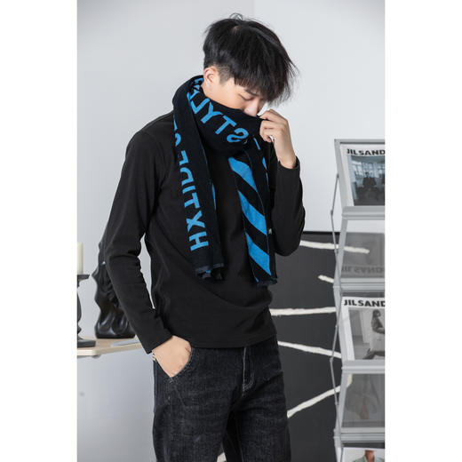 HX 冬季中领长袖T恤S102140010401/402/403/404/405 商品图1