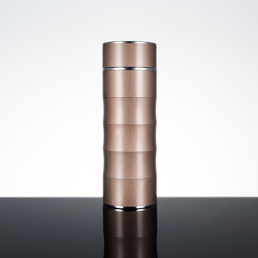 子佩集S999银节节高升竹节纯银内胆杯摆件【ZX008】咖色大号泡茶杯2201 商品图0