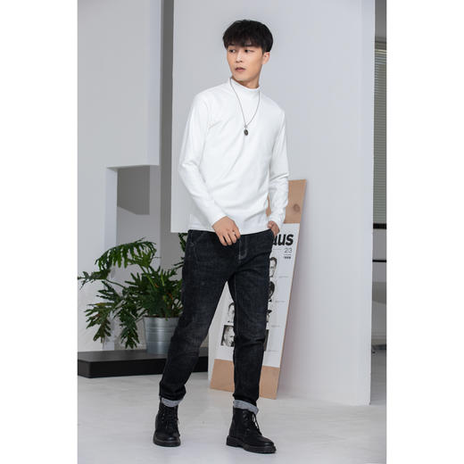 HX 冬季中领长袖T恤S102140010401/402/403/404/405 商品图2