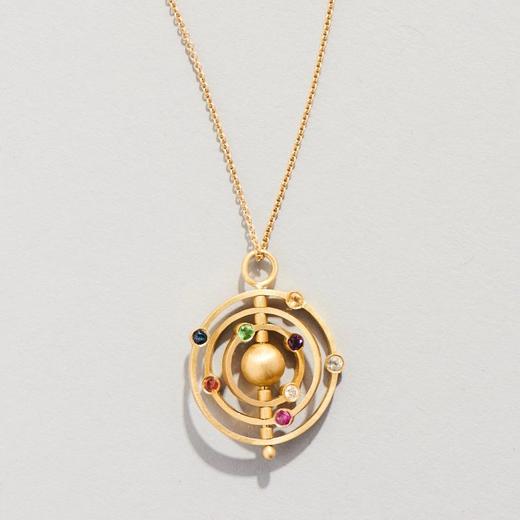 订购8周到｜PARI-Orbit-18K黄金 转运 太阳系 项链［希腊设计师］ 商品图3