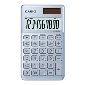 卡西欧计算器 日常商务  STYLISH商务办公计算器SL-1000SC