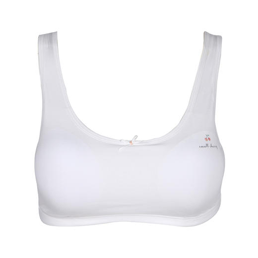 都市丽人A杯常规内衣少女三步优选薄棉质无钢圈3/4杯少女文胸LB26F5 商品图4