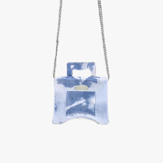 22SS CHAOS ｜巴别塔  皮具系列 -扎染牛仔盒子包 商品图1