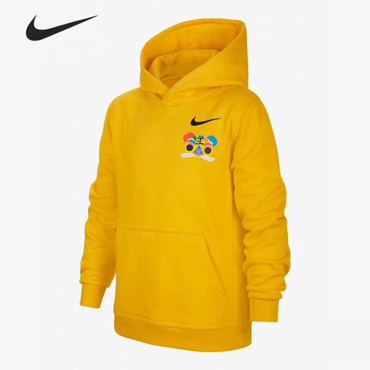 小耐克休闲HOODIE大童连帽宽松套头卫衣DQ9133 商品图4
