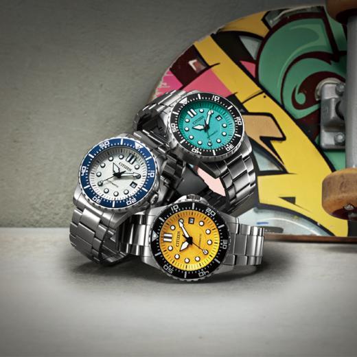 西铁城（CITIZEN）机械表男表彩系列不锈钢 吾风蓝NJ0170-83X 商品图8