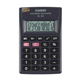 卡西欧计算器 日常商务  计算器HL-4A