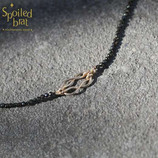 SpoiledBrat Jewelry 金平结系列尖晶石手链 商品图1