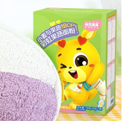 秋田满满彩虹果蔬面粉700g 商品图0