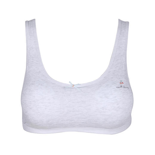 都市丽人A杯常规内衣少女三步优选薄棉质无钢圈3/4杯少女文胸LB26F5 商品图6