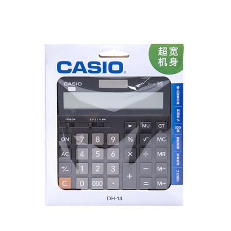 卡西欧计算器 日常商务  宽大系列计算器DH-14 商品图7