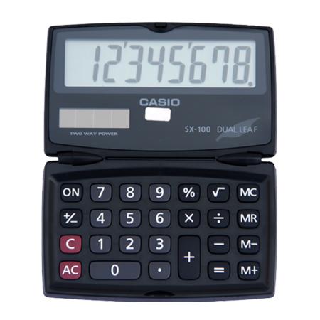 卡西欧计算器 日常商务  出差便携计算器 可折叠SX-100 商品图0