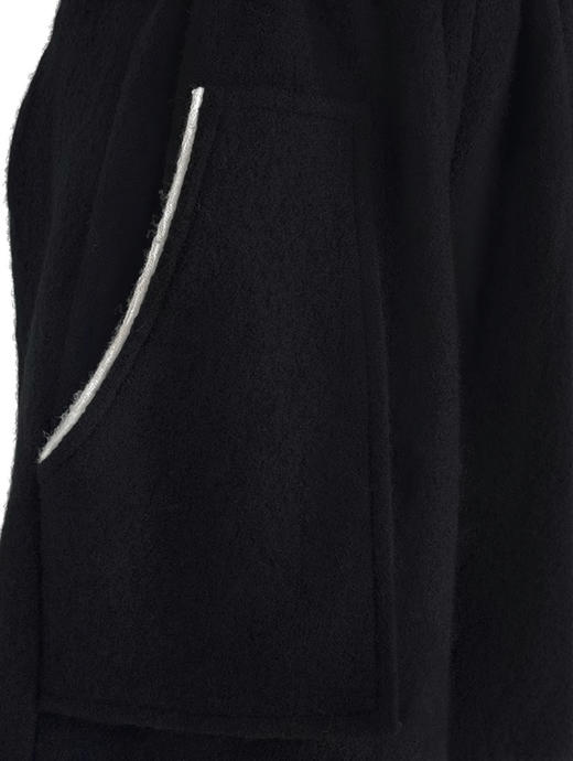TYNVIE 大插袋百慕大羊毛短裤 -黑色 商品图5