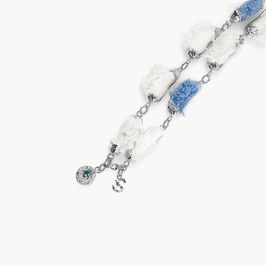 22SS CHAOS ｜巴别塔   牛仔系列 -牛仔白珠珠项链 商品图1