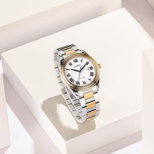 西铁城(CITIZEN)光动能男表不锈钢间金色款AW1694-50A 商品图6