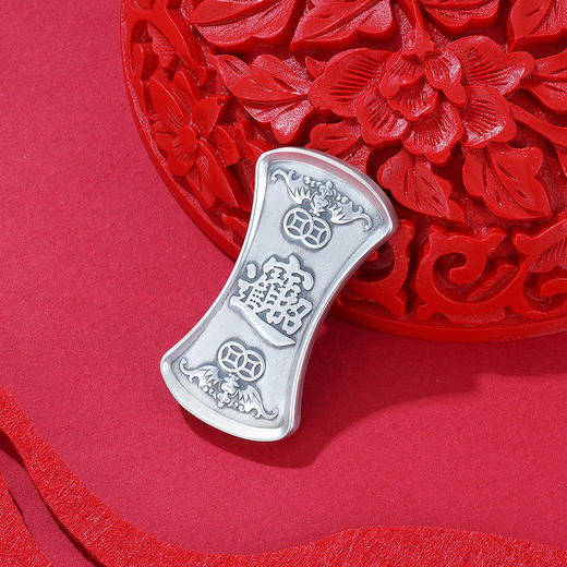 子佩集S999银浮雕腰锭【ZXFYD-20】20g2201 商品图2