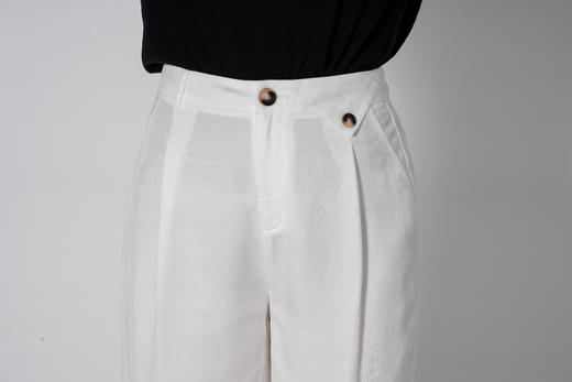 臣禾【超模直筒裤】聚酯纤维莱赛尔通勤直筒裤K212060113 商品图6