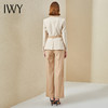 IWY/米色咖色拼接都市时尚西装套装西服两件套通勤白领221017C1+P3 商品缩略图3