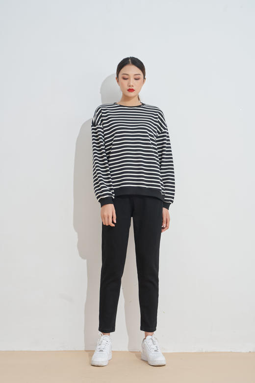 秋冬加厚磨绒牛仔锥形裤1273 商品图3