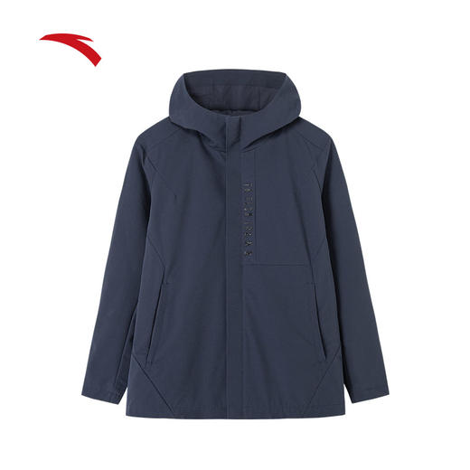 安踏男男连帽上衣外套2022春季新款梭织休闲运动风衣152217606-1/2/3 商品图6