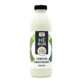 和润0蔗糖0乳糖高纤酸乳 765g/瓶