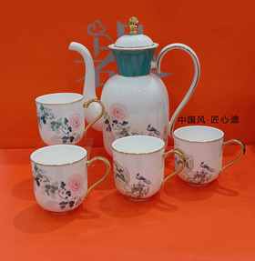 5F隆昌瓷器12花神茶具