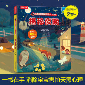 揭秘夜晚—乐乐趣揭秘翻翻书低幼版第二辑  原价68.80