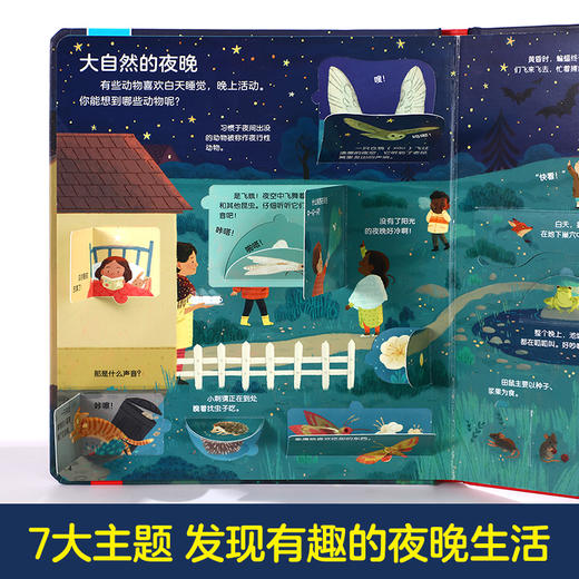 揭秘夜晚—乐乐趣揭秘翻翻书低幼版第二辑  原价68.80 商品图1