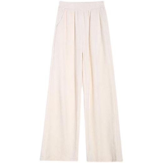 裁缝学苑AG242 休闲灯芯绒雪尼尔阔腿裤纸样女裤子高腰打版裁剪图 商品图4