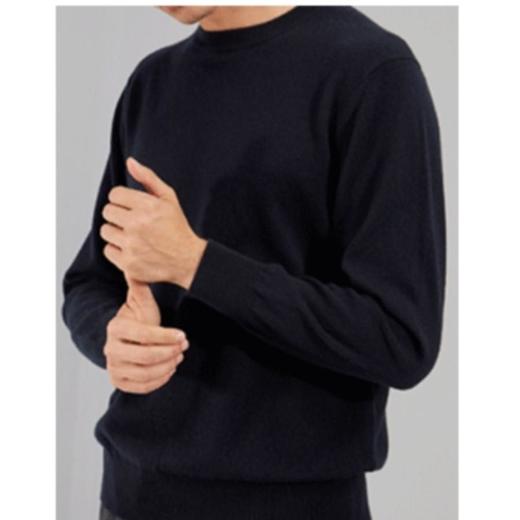 3楼珍贝羊绒男式低圆领上衣 商品图1