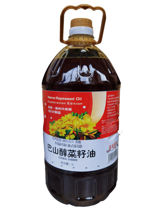 巴山醇菜籽油5L 商品图0