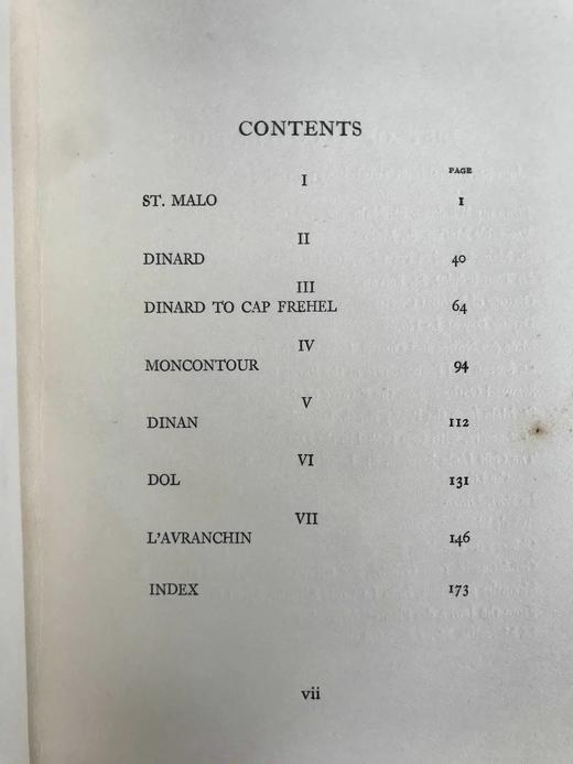 1917年 圣马洛风物志 20幅彩色插图 漆布精装大32开 商品图5