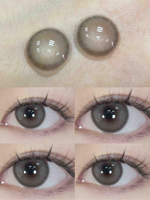 【年抛】Lacee灰 Bebebest | 中直径14.2，着色13.4 | 【同品牌多副美瞳更划算，选款色板在详情页内】，微混血灰色美瞳 商品图8